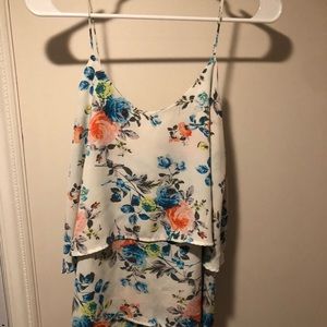 Women’s floral tank top